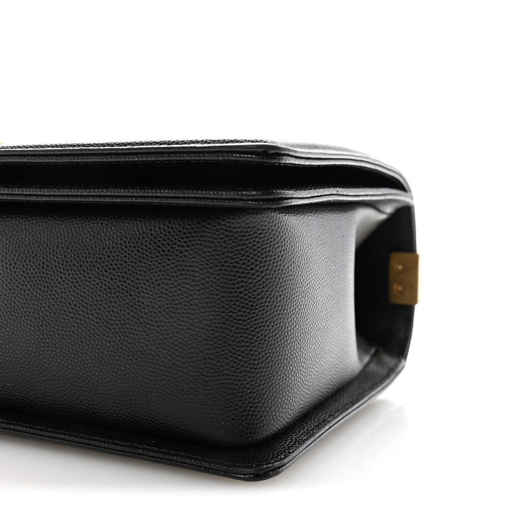 Chanel Caviar Quilted New Medium Boy Flap Black