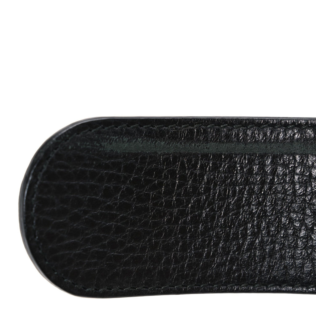 Gucci Calfskin 1973 Reversible Belt 95 38 Black Pink