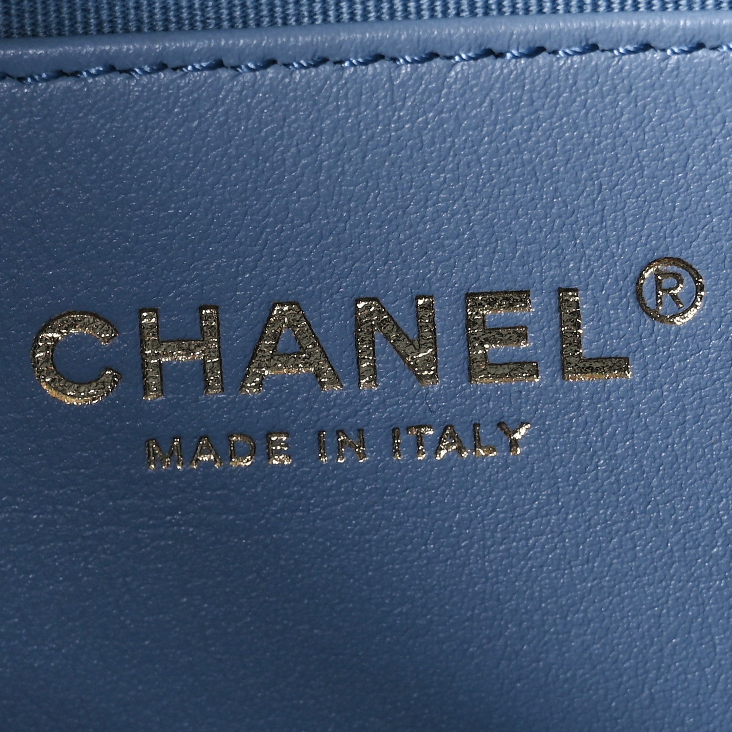 Chanel Washed Denim Quilted Cargo Large Hobo Light Blue