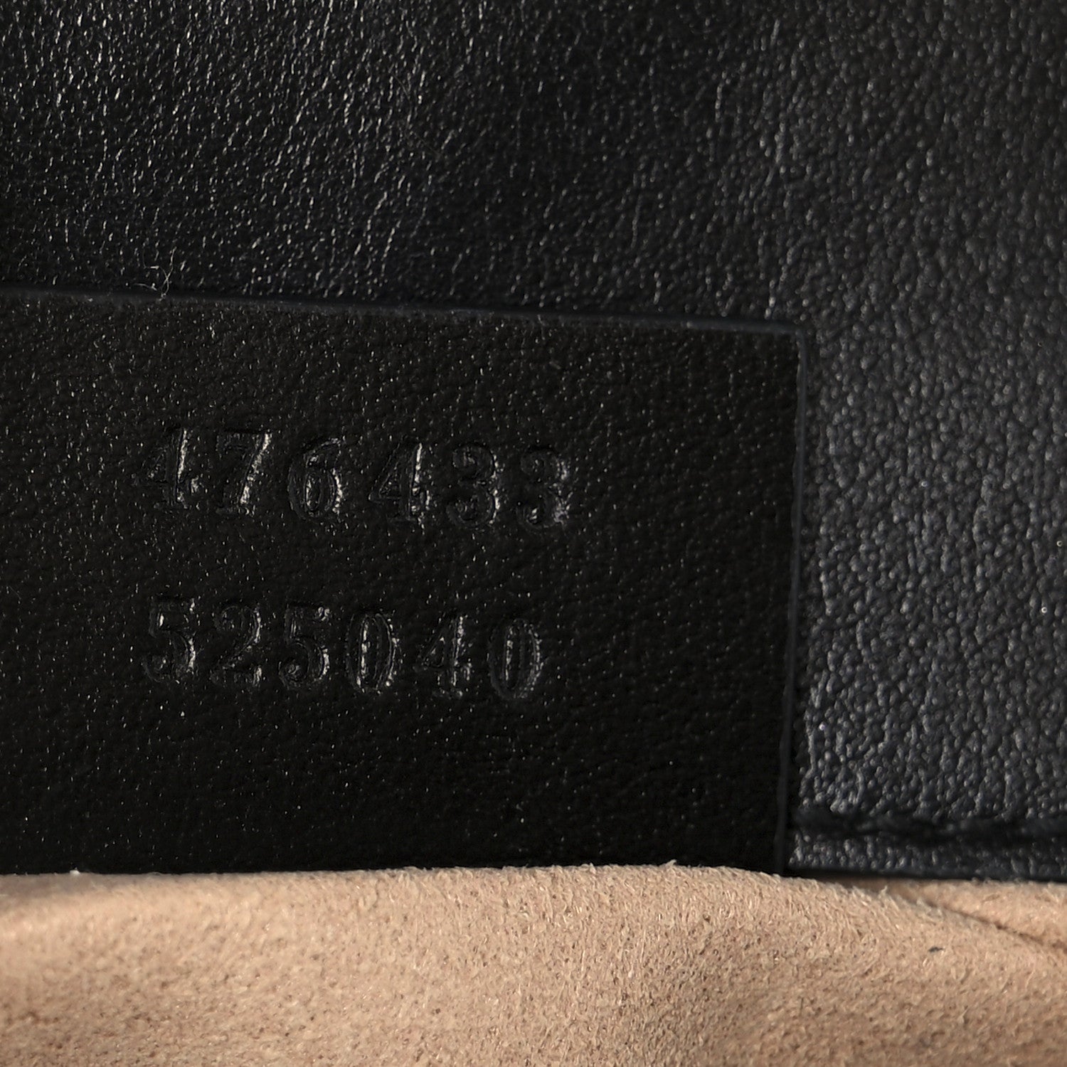Gucci Calfskin Matelasse Super Mini GG Marmont Shoulder Bag Black
