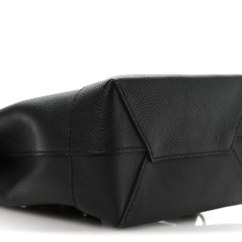 Louis Vuitton Calfskin Lockme Mini Backpack Black
