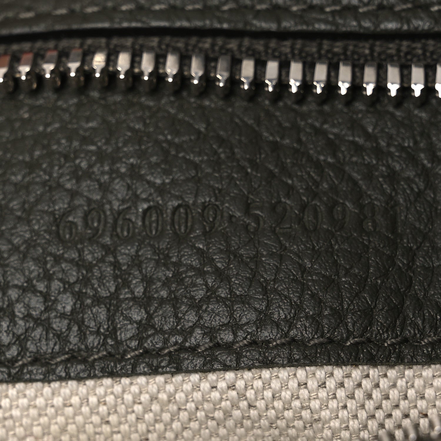 Gucci Piuma Calfskin Jumbo GG Embossed Medium Wristlet Messenger Bag Green