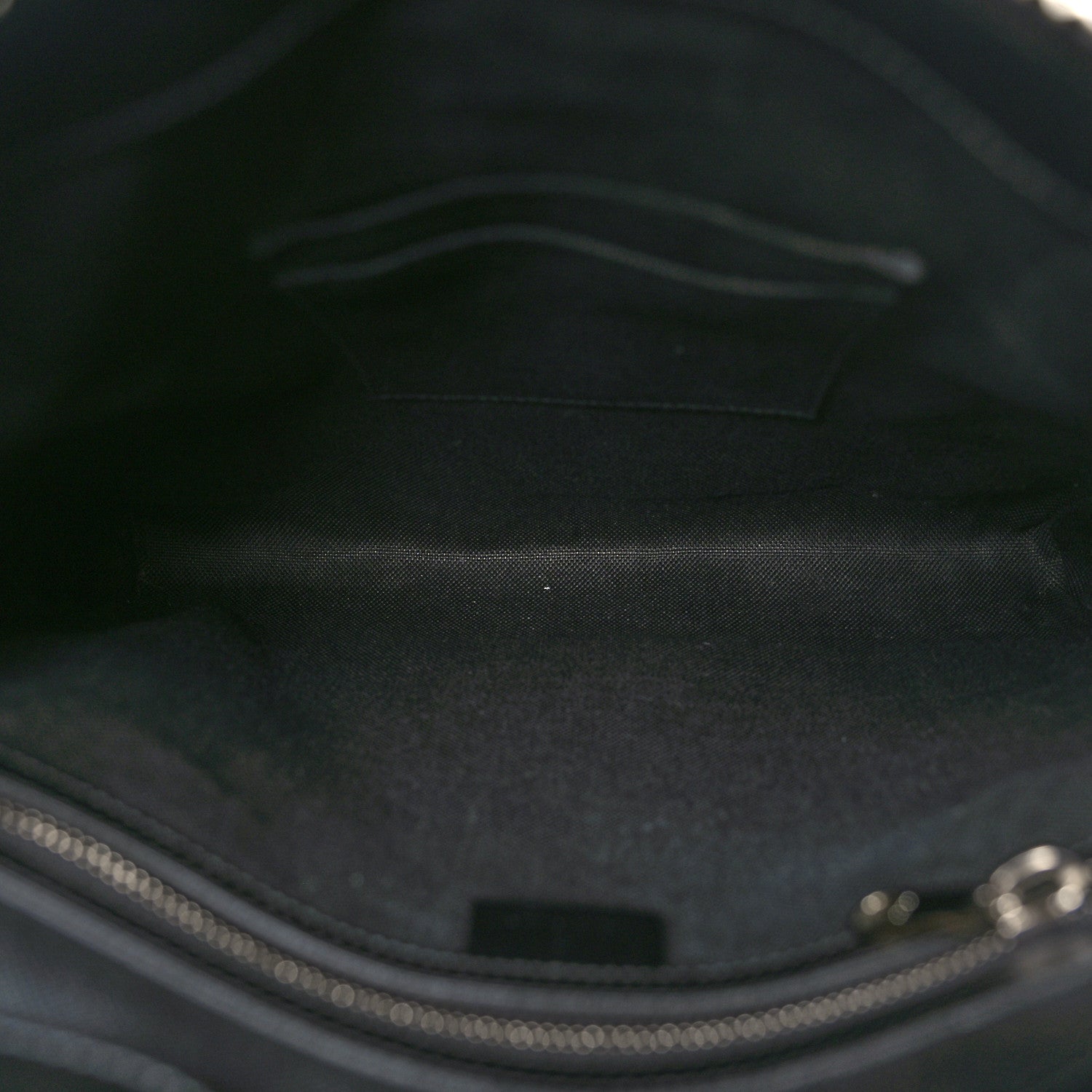 Gucci GG Supreme Monogram Web Small Flat Messenger Bag Black Grey