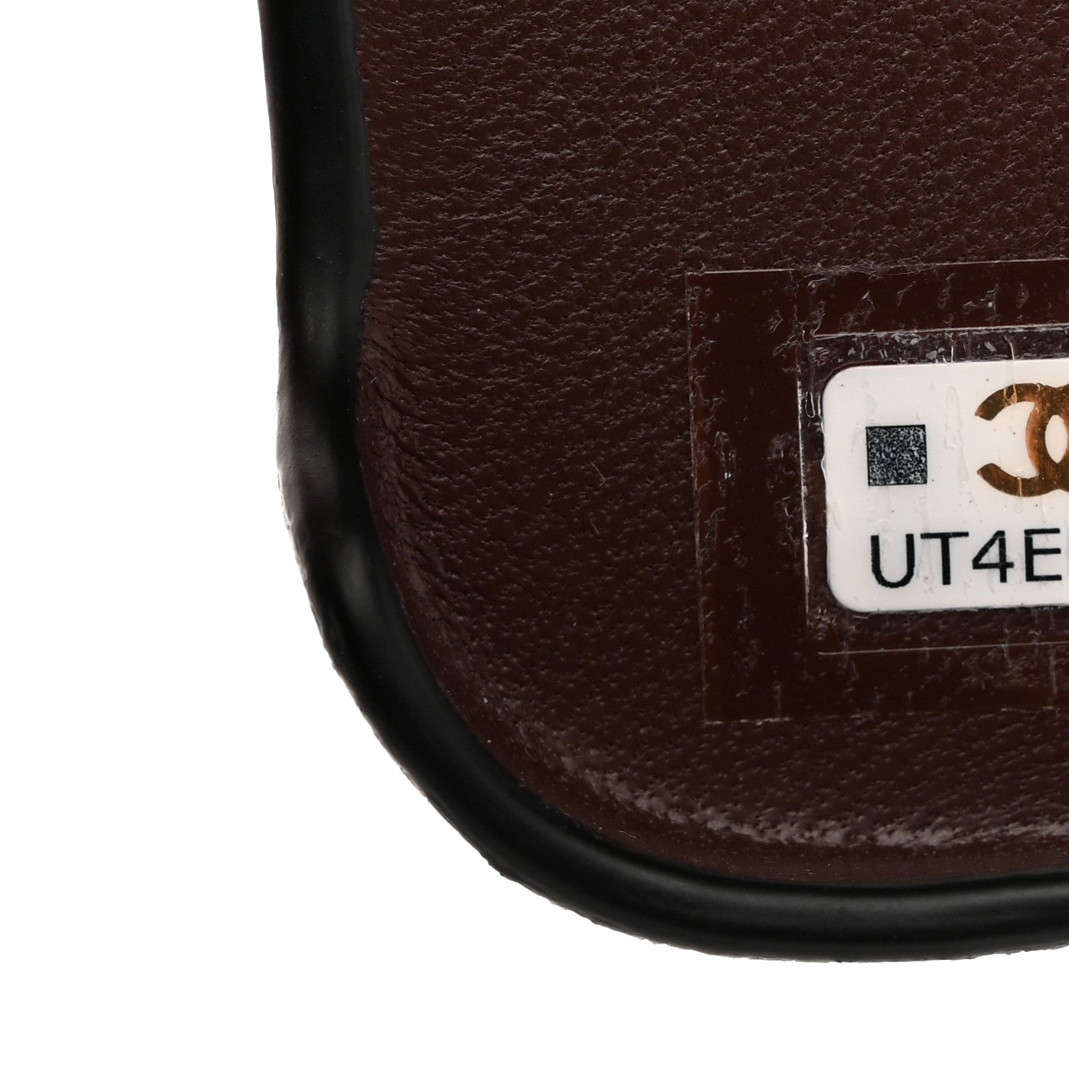 Caviar Quilted Pearl Crush iPhone XII Pro Max Holder With Chain Black