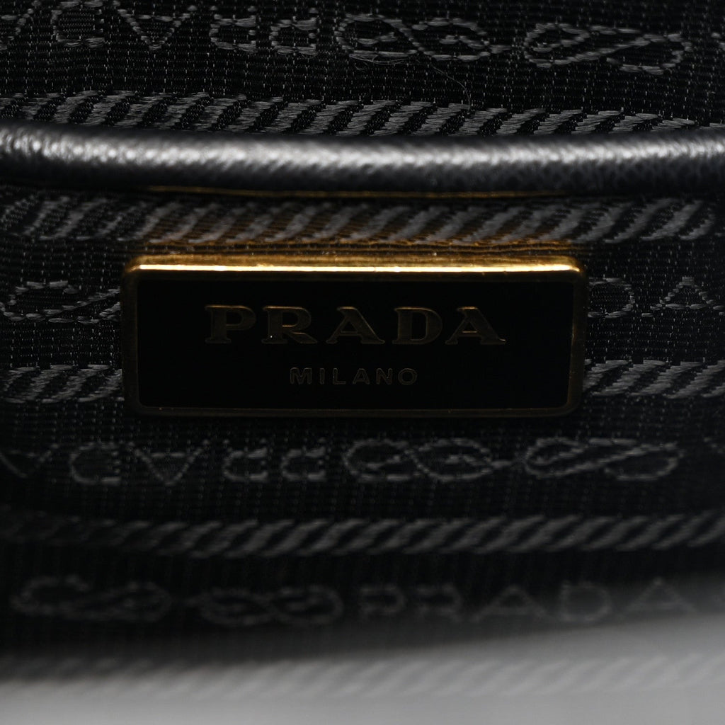 Prada Saffiano Medium Galleria Double Zip Tote Black