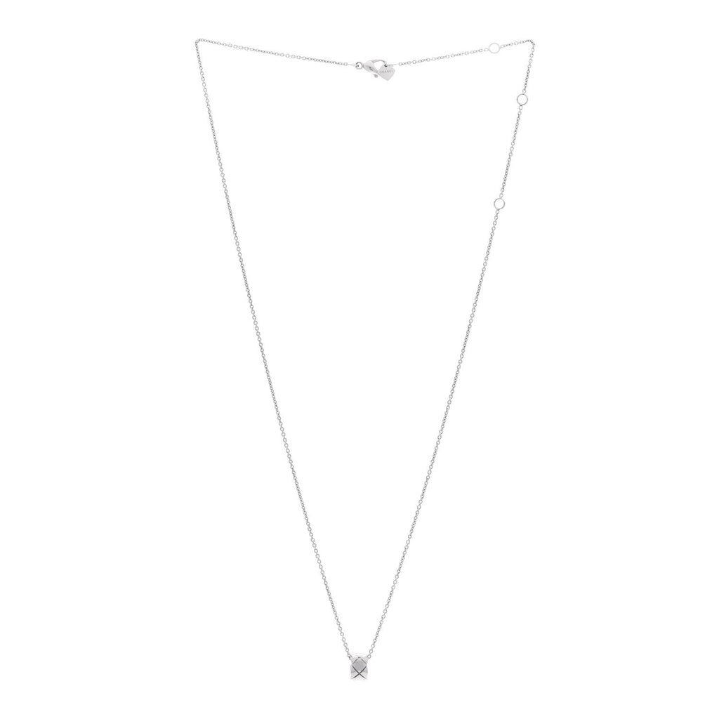 18K White Gold Coco Crush Pendant Necklace