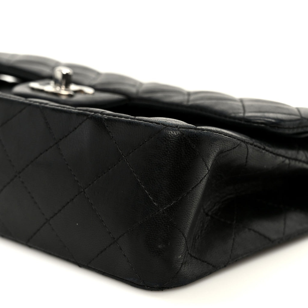 Chanel Lambskin Quilted Small Double Flap Black