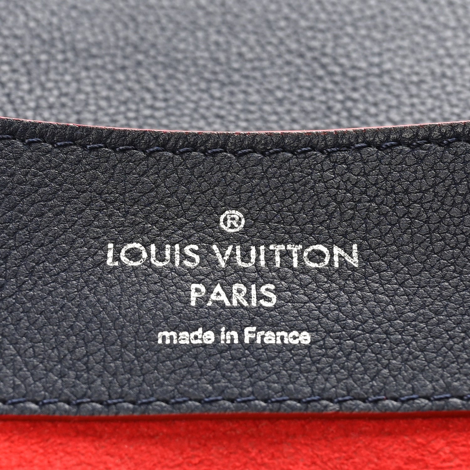 Louis Vuitton Soft Calfskin Lockme Backpack Marine Rouge