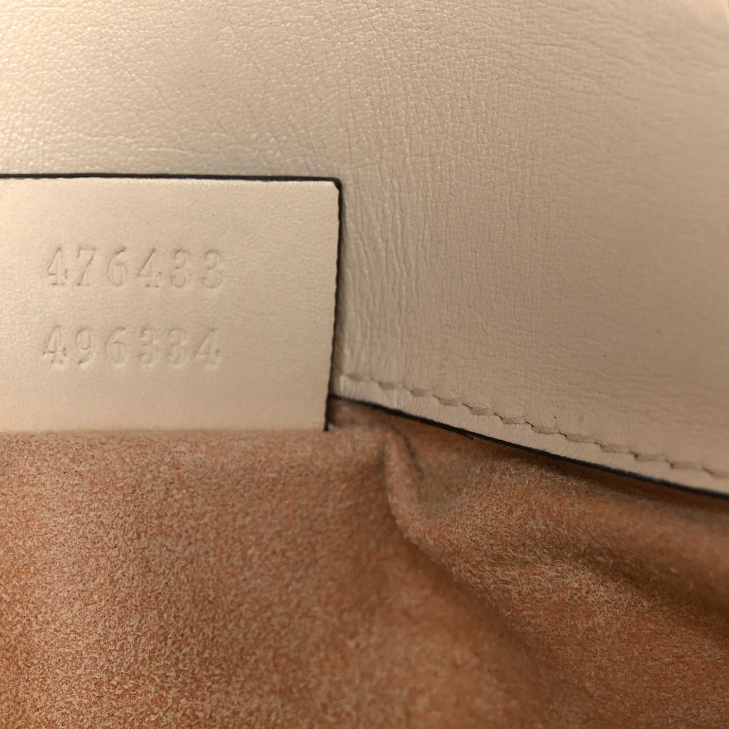 Gucci Calfskin Matelasse Super Mini GG Marmont Shoulder Bag White