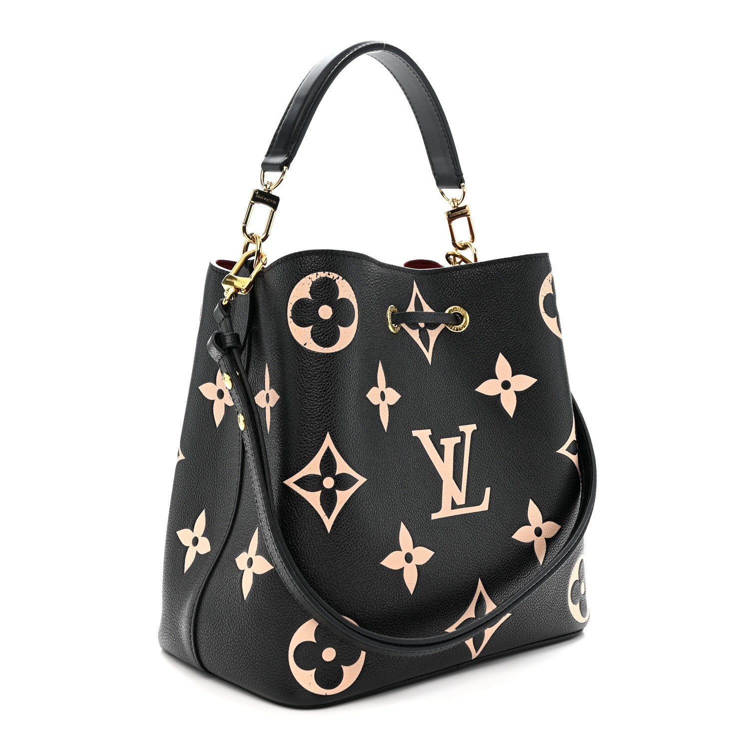 Louis Vuitton Empreinte Monogram Giant Neonoe MM Black Beige