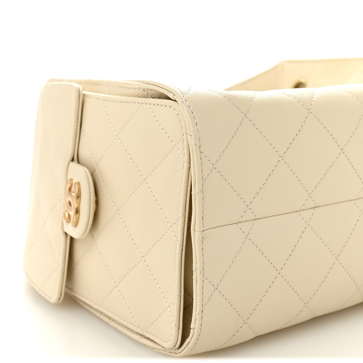 Chanel Caviar Quilted Small Chanel 25 Handbag Light Beige