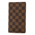 Louis Vuitton Damier Ebene Checkbook Cover Wallet