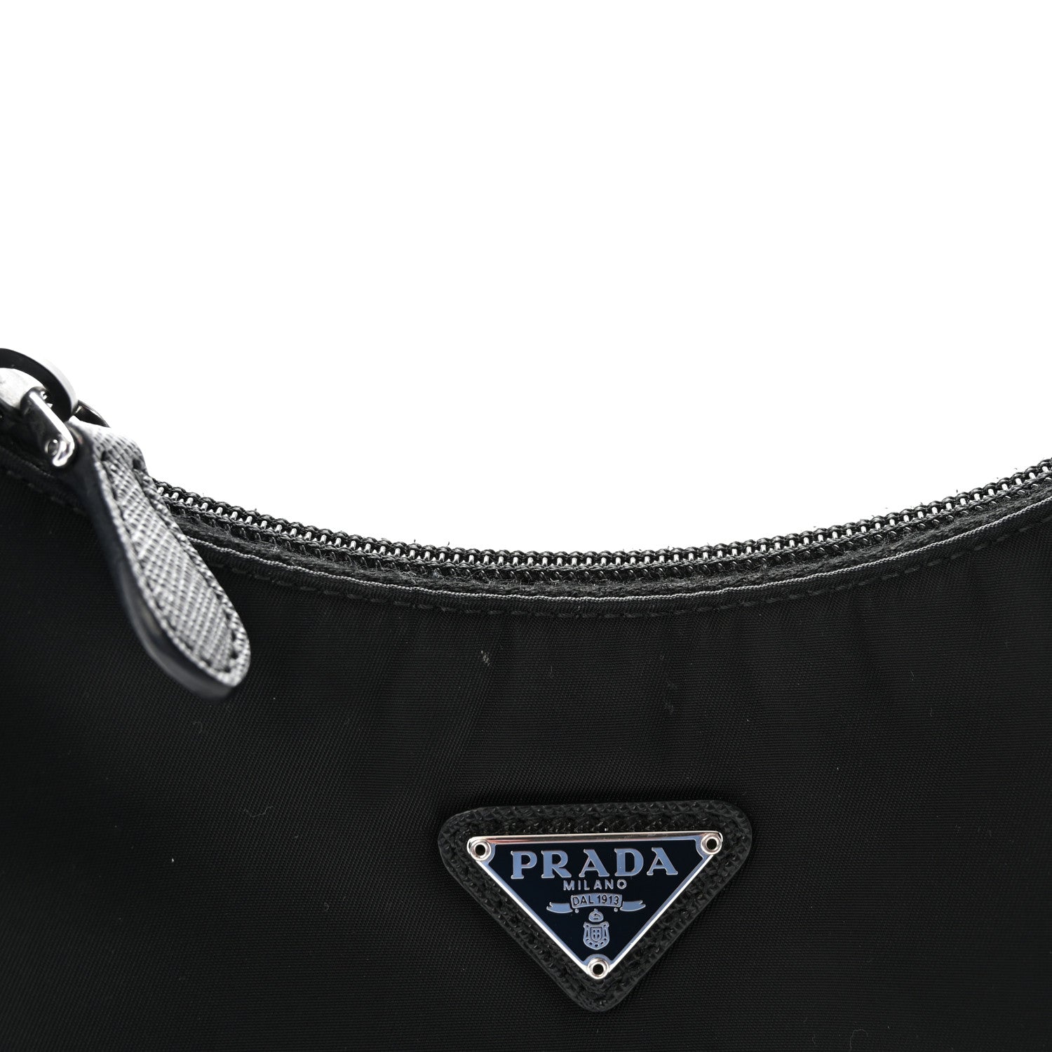 Prada Tessuto Nylon Mini Re-Edition 2000 Bag Black