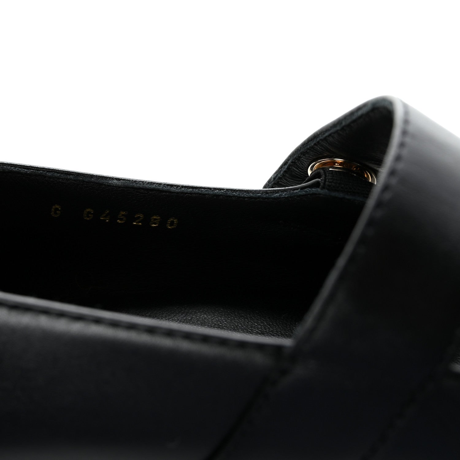 Calfskin Patent Mary Janes Flats 37 Black