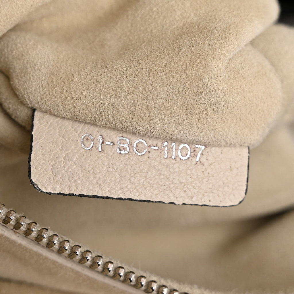 Christian Dior Canyon Grained Lambskin Large Lady Dior Off White