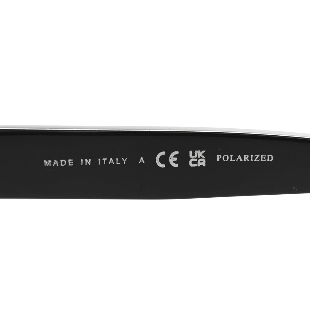 Acetate Polarized Square Sunglasses 5417 Black