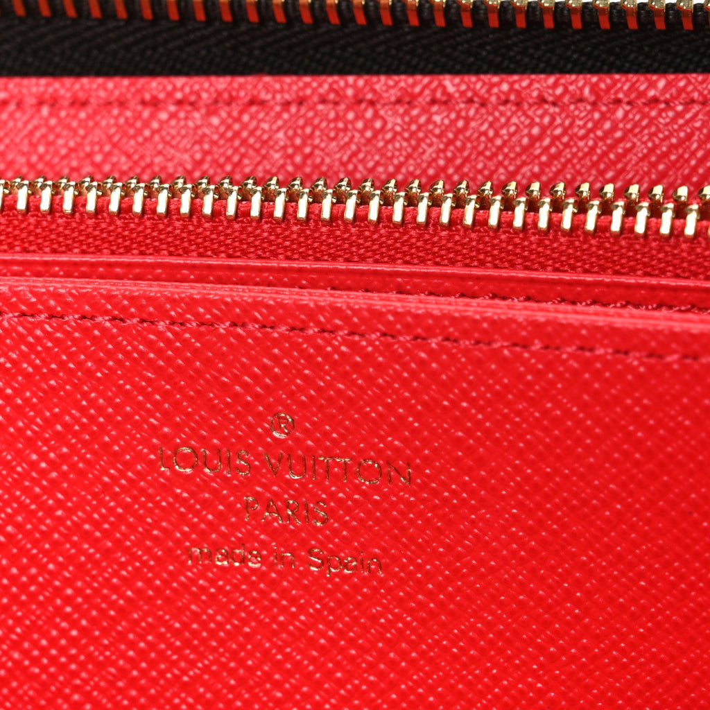 Louis Vuitton Monogram 2016 Christmas Animation Zippy Wallet Rouge