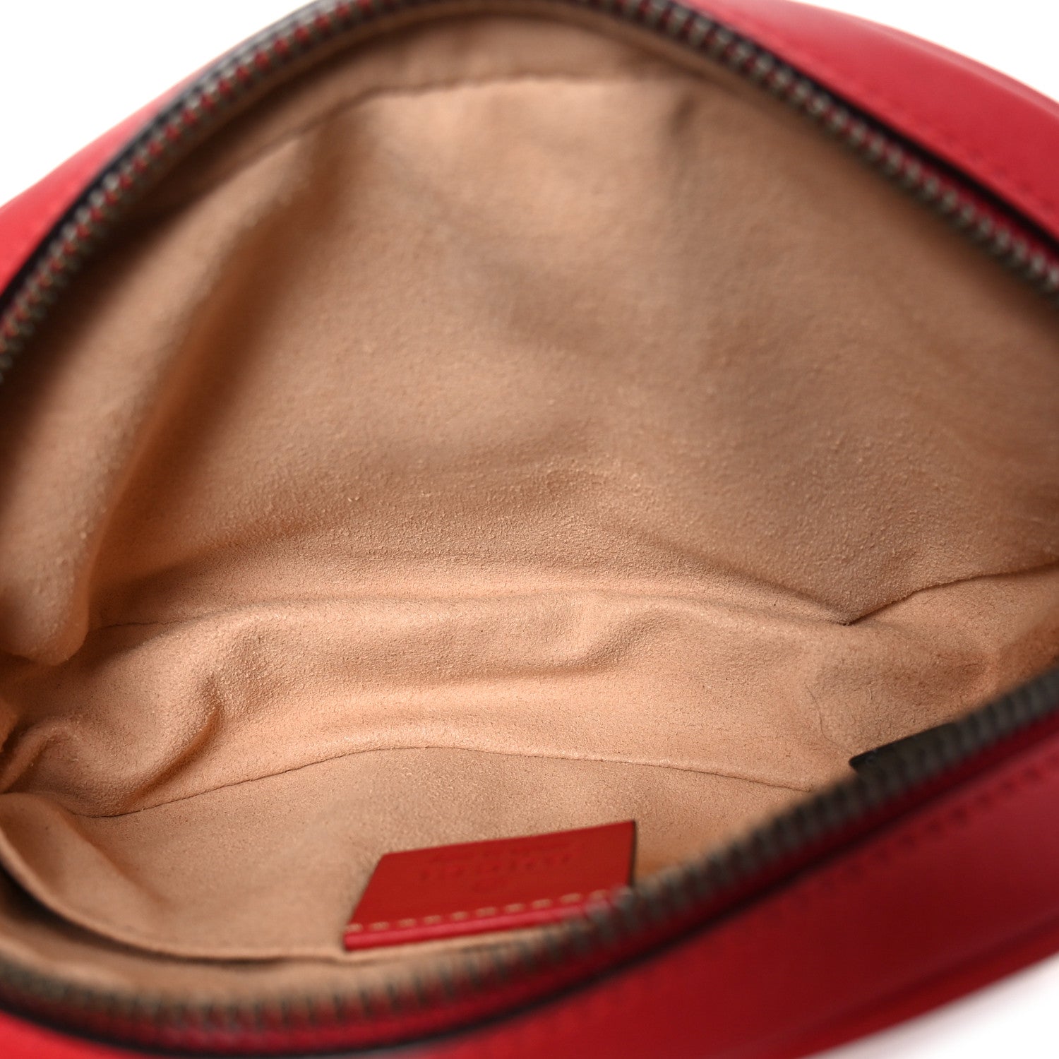 Gucci Calfskin Matelasse GG Marmont Belt Bag 105 42 Hibiscus Red