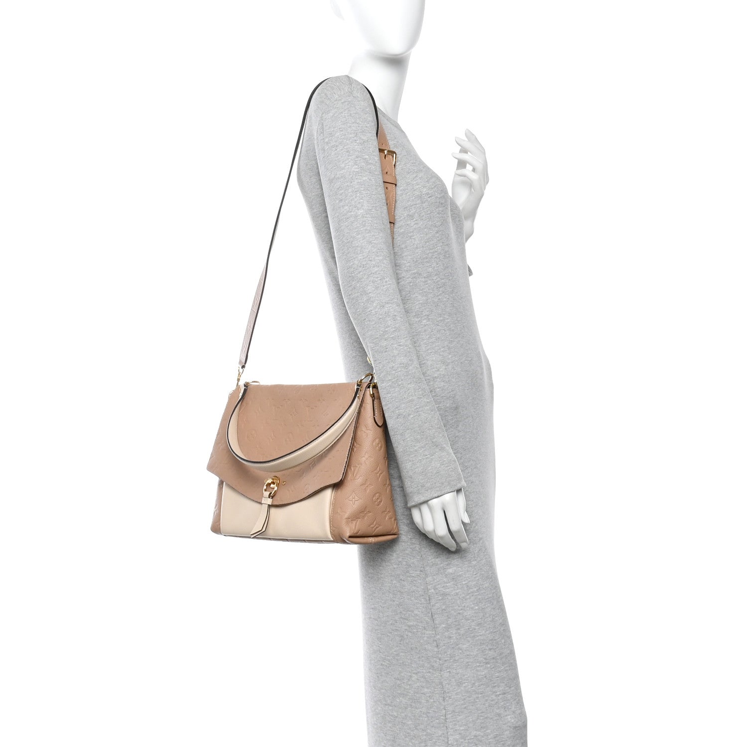 Louis Vuitton Empreinte Blanche MM Papyrus Creme