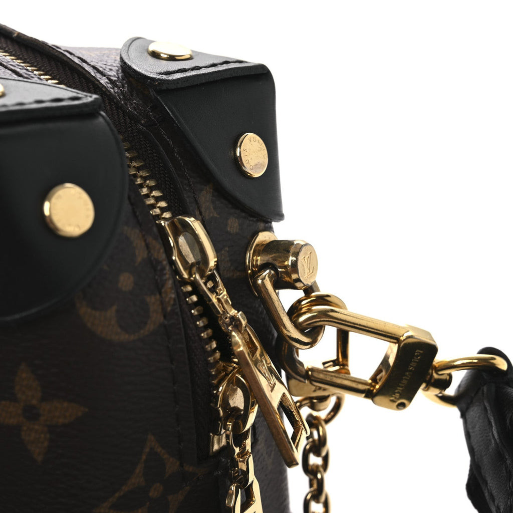 Louis Vuitton Monogram Petite Malle Souple Black