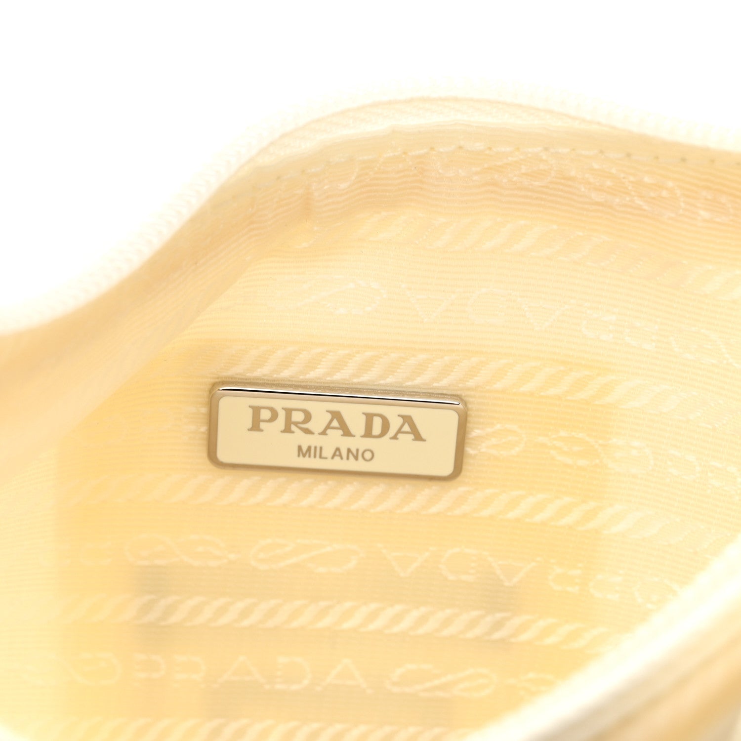 Prada Tessuto Nylon Mini Re-Edition 2000 Bag White