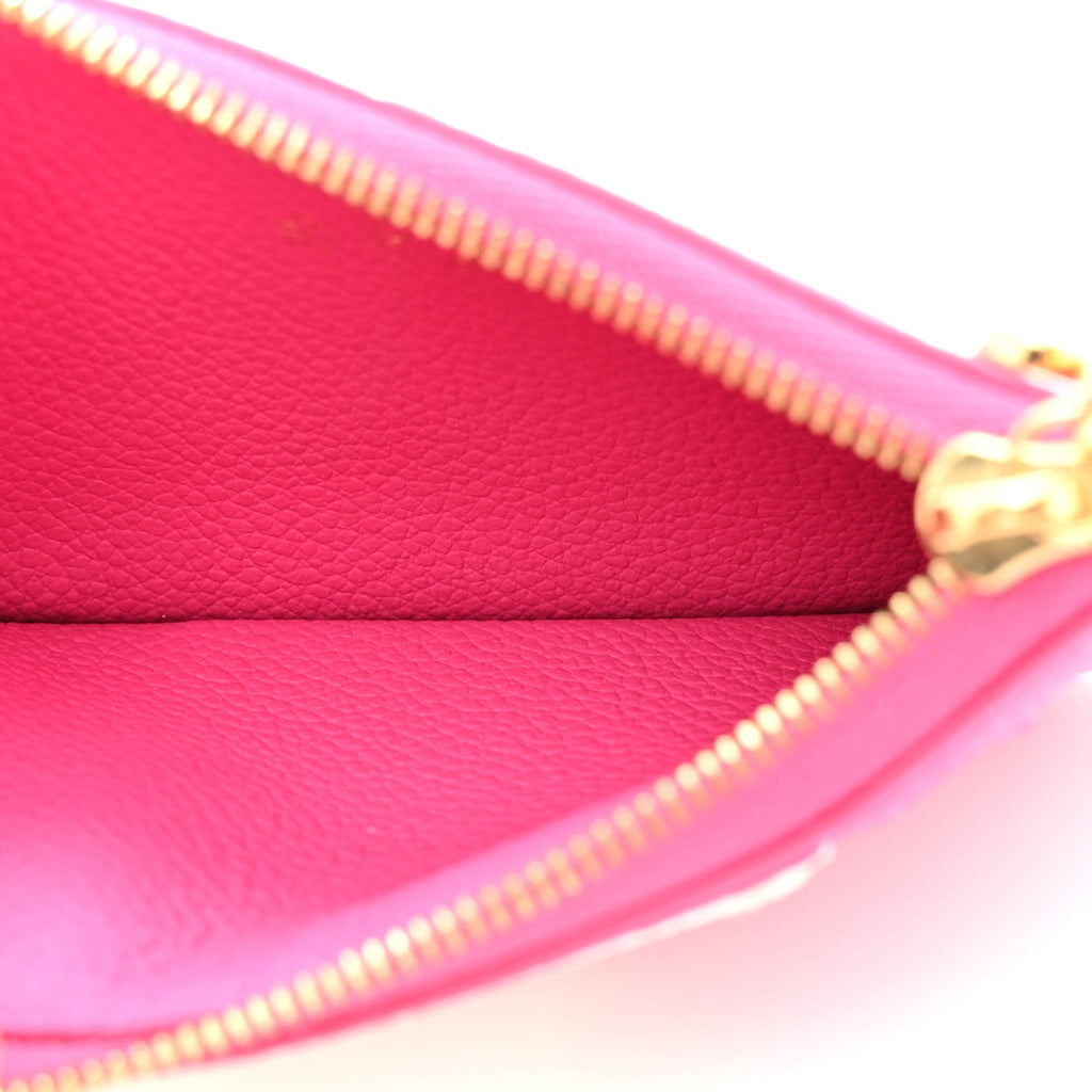 Louis Vuitton LV X TM Monogram Romy Card Holder Kawaii Pink