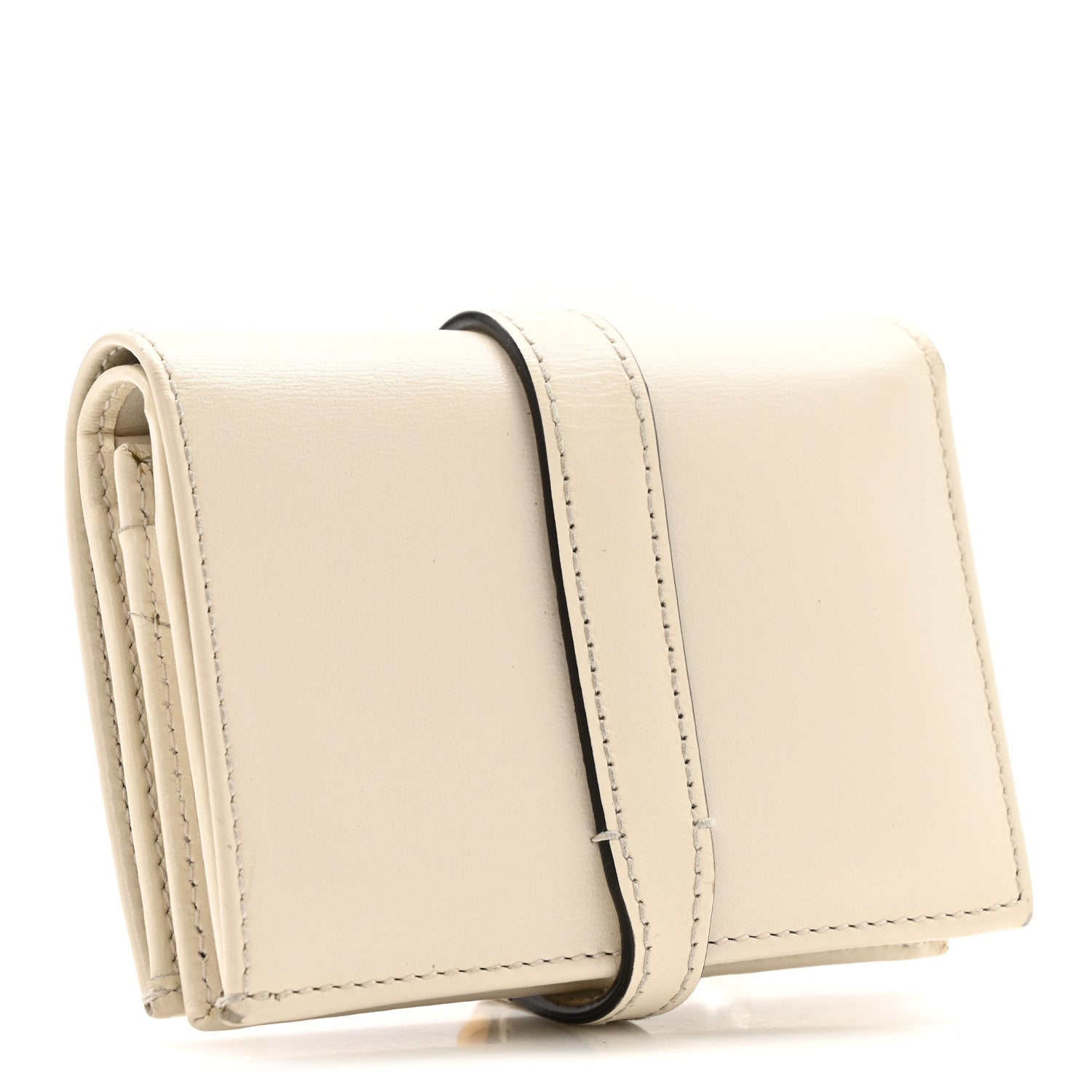 Gucci Calfskin Jackie 1961 Card Case Mystic White