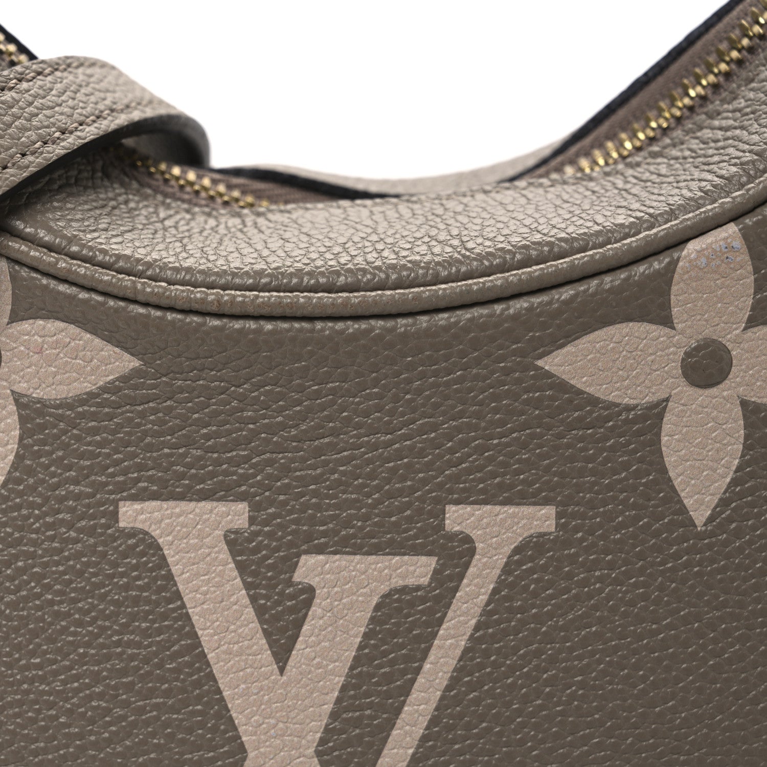 Louis Vuitton Empreinte Monogram Giant Bagatelle NM Tourterelle Creme