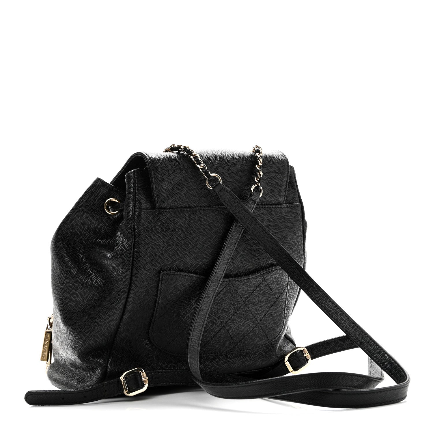 Chanel Caviar Quilted Business Affinity Backpack Black
