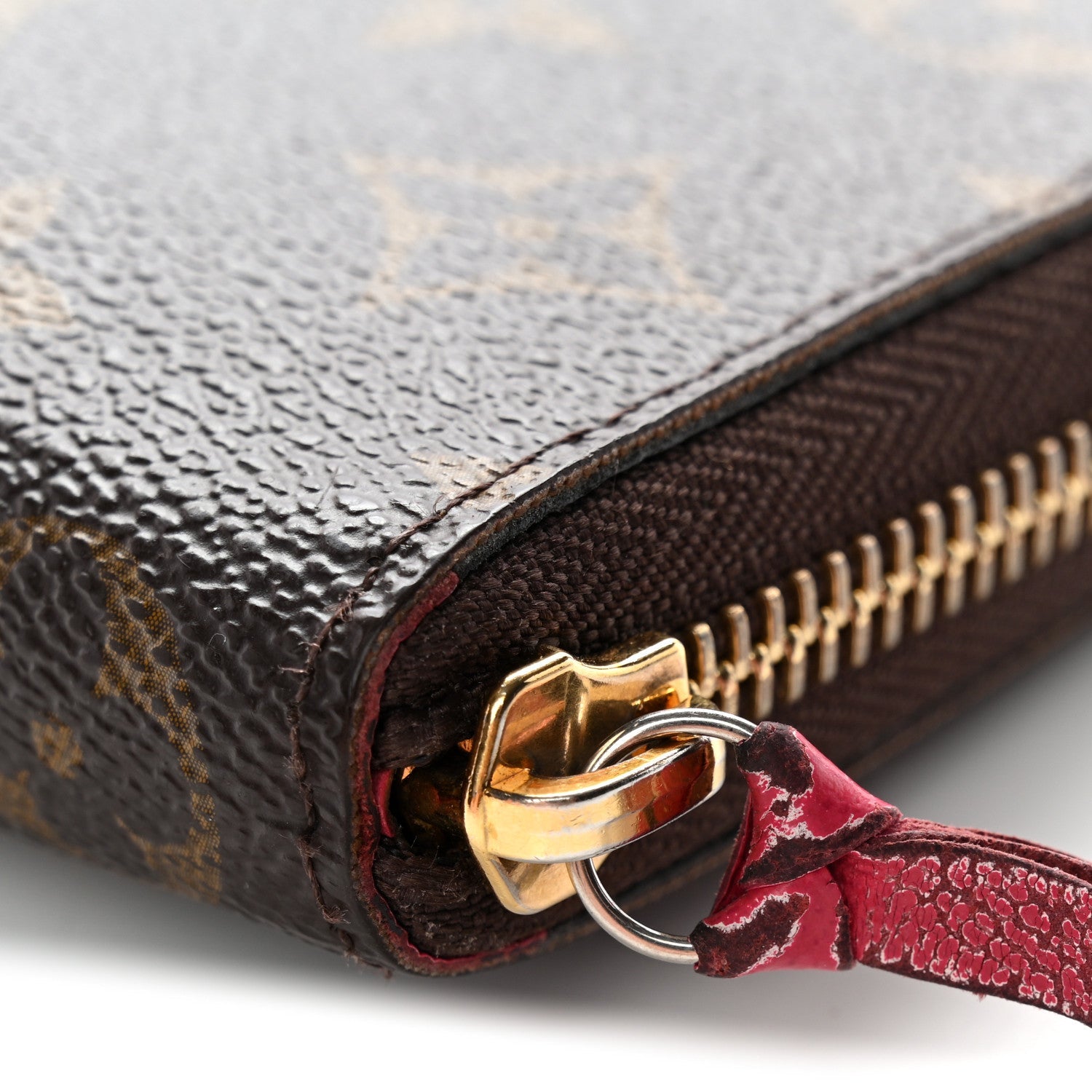 Louis Vuitton Monogram Clemence Wallet Fuchsia
