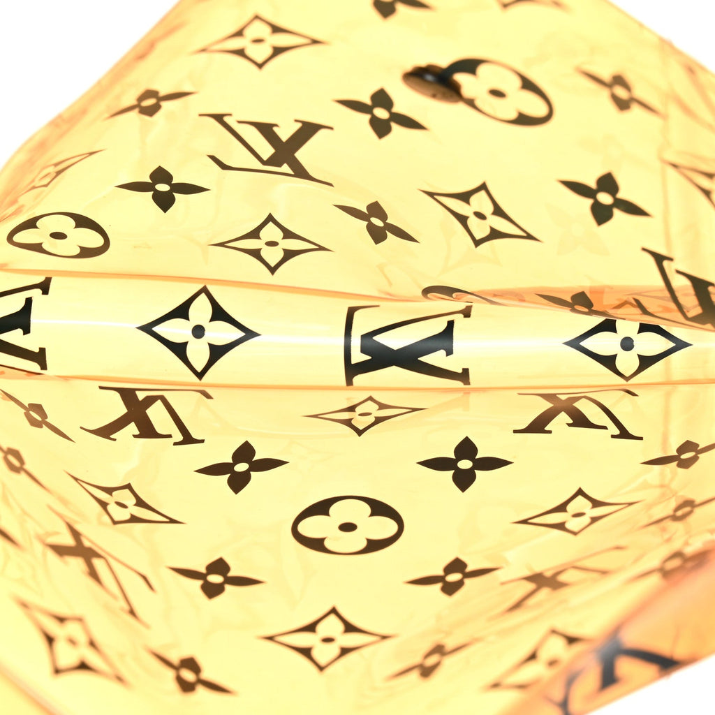 Louis Vuitton PVC Monogram Printed Envelope Pouch Orange