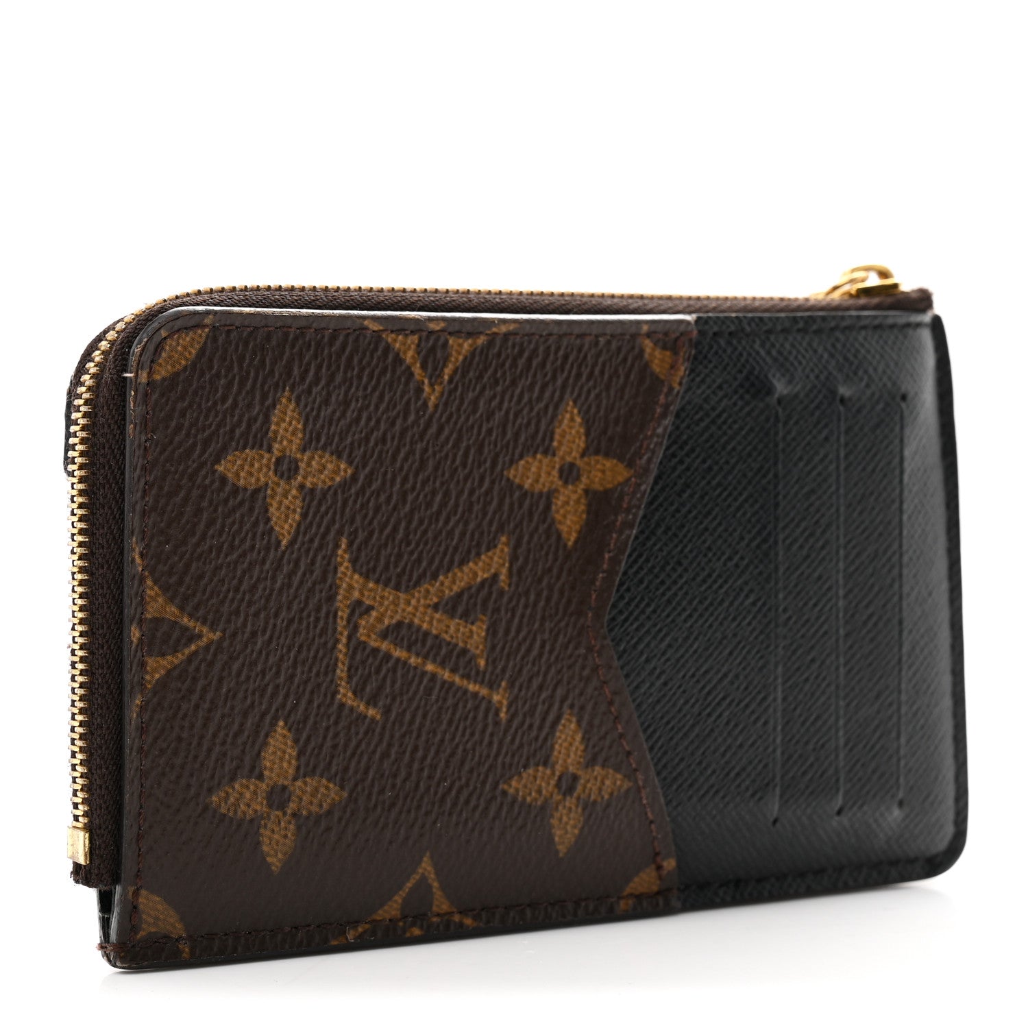 Louis Vuitton Monogram Recto Verso Card Holder Black