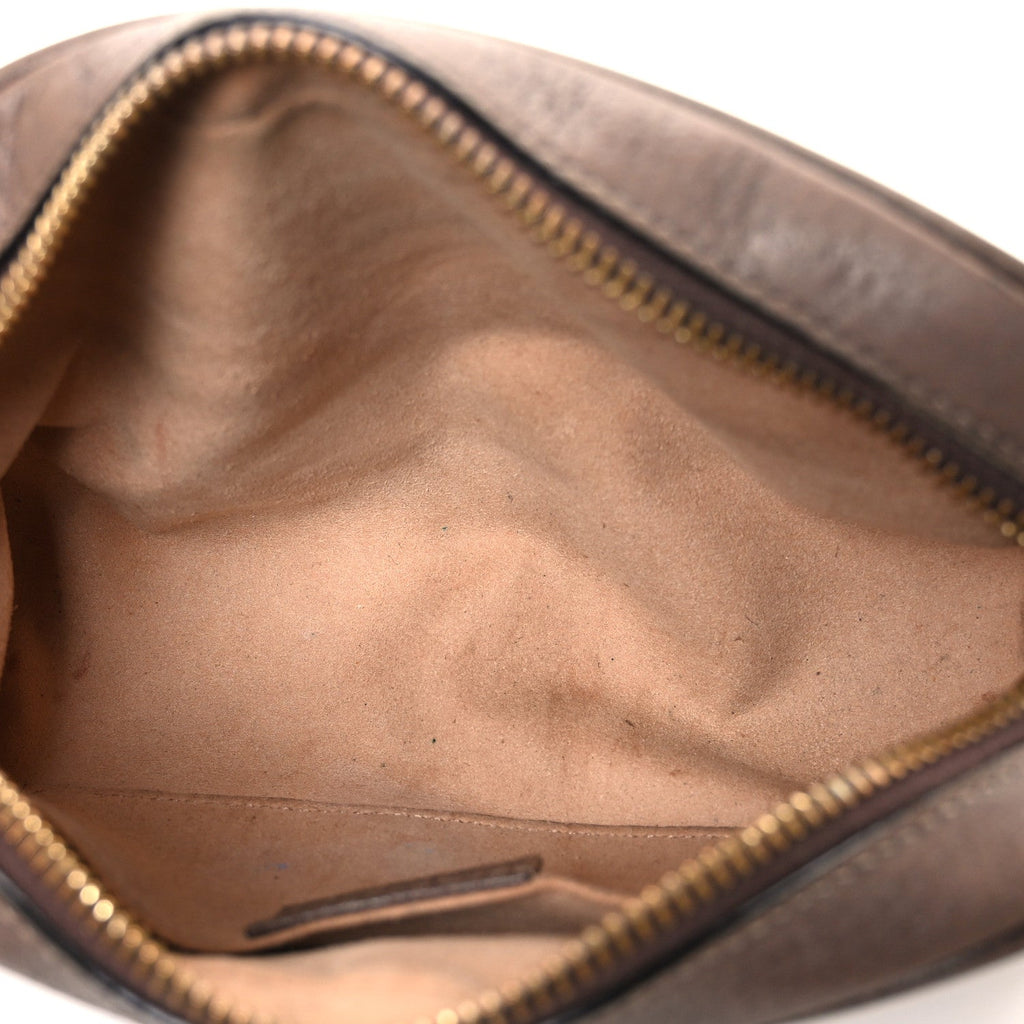 Gucci GG Supreme Monogram Web Mini Ophidia Shoulder Bag Brown