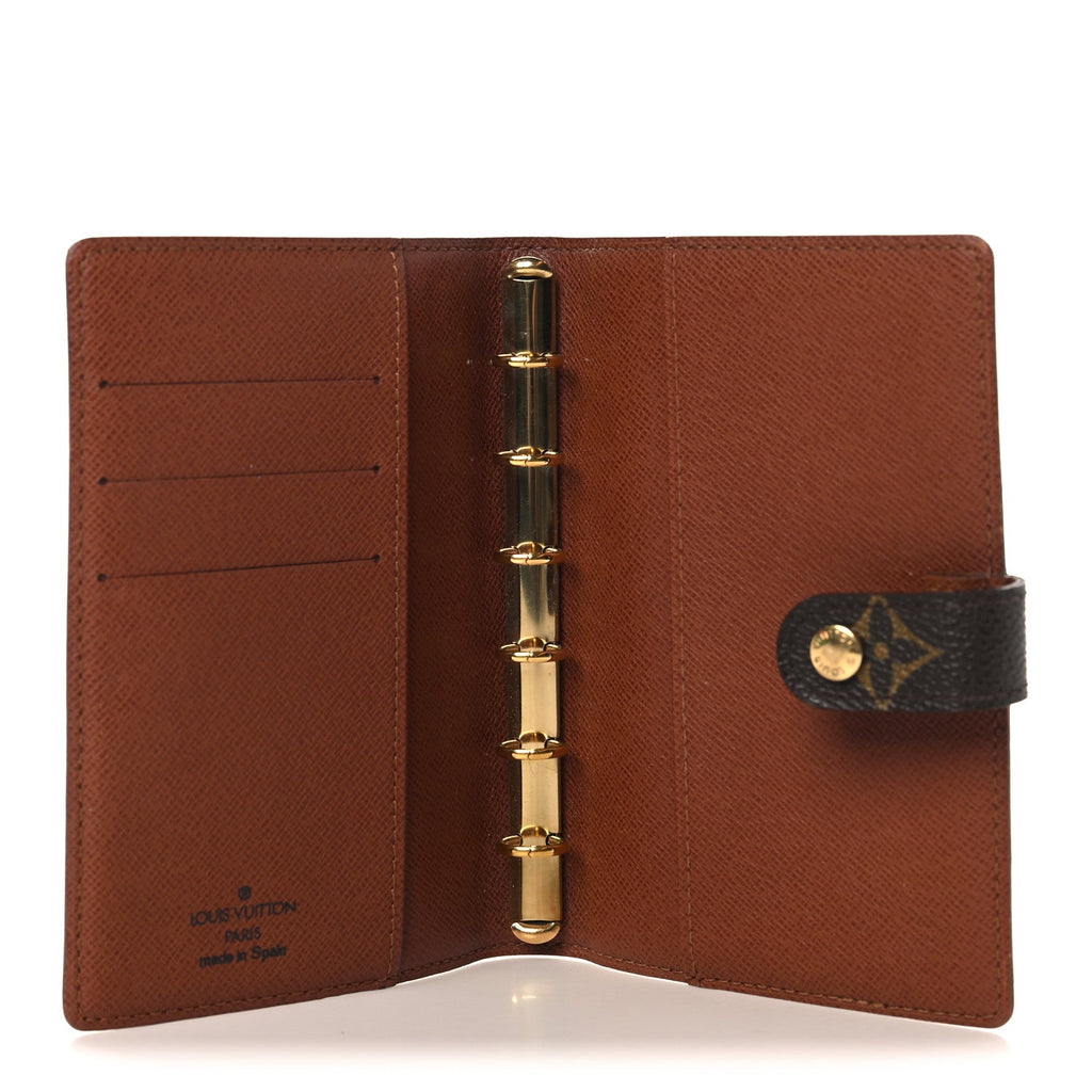 Louis Vuitton Monogram Small Ring Agenda Cover