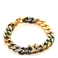 Louis Vuitton Metal Signature Chain Bracelet Rainbow