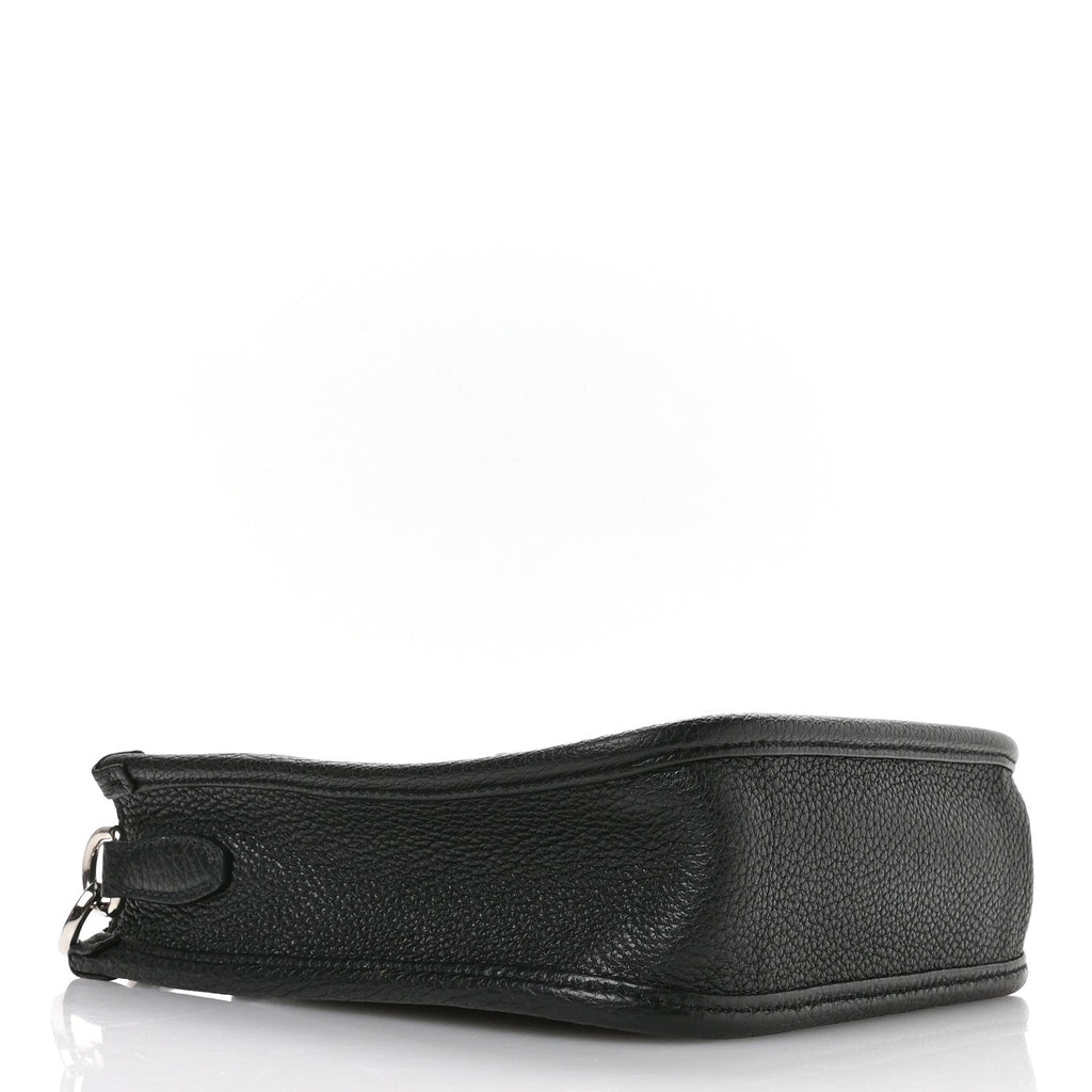 Prada Vitello Daino Soft Mini Hobo Messenger Bag Black