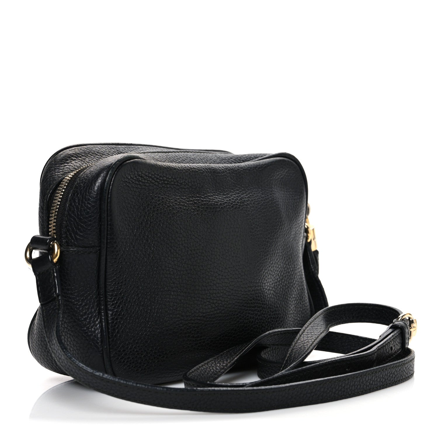 Gucci Pebbled Calfskin Small Soho Disco Bag Black