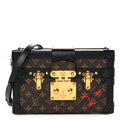 Louis Vuitton Monogram Petite Malle Black