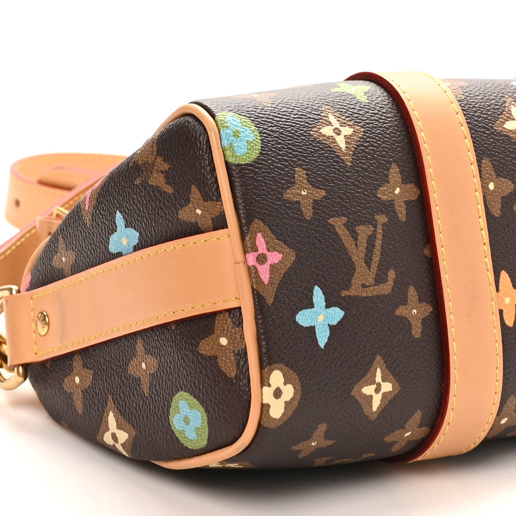 Louis Vuitton Monogram Craggy Keepall Bandouliere 25 Chocolate