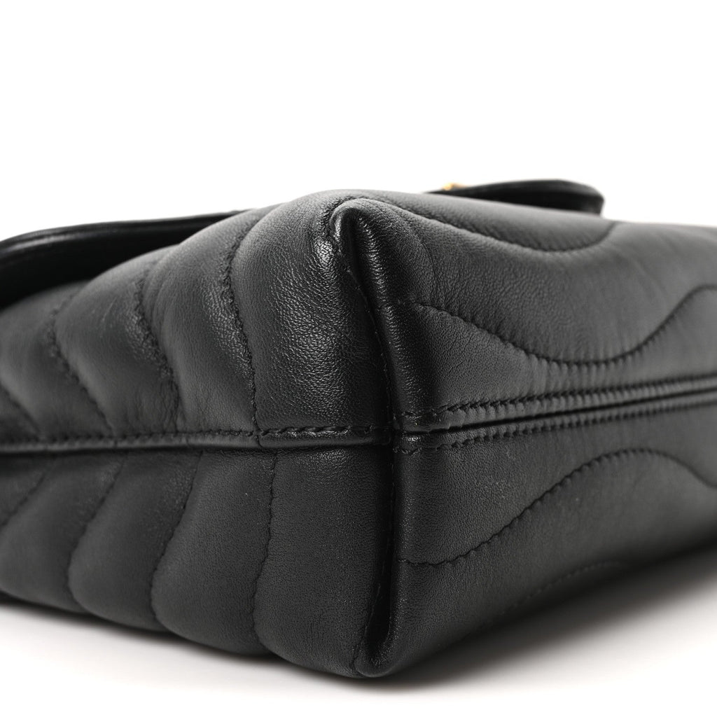 Louis Vuitton Calfskin LV New Wave Chain Bag Black