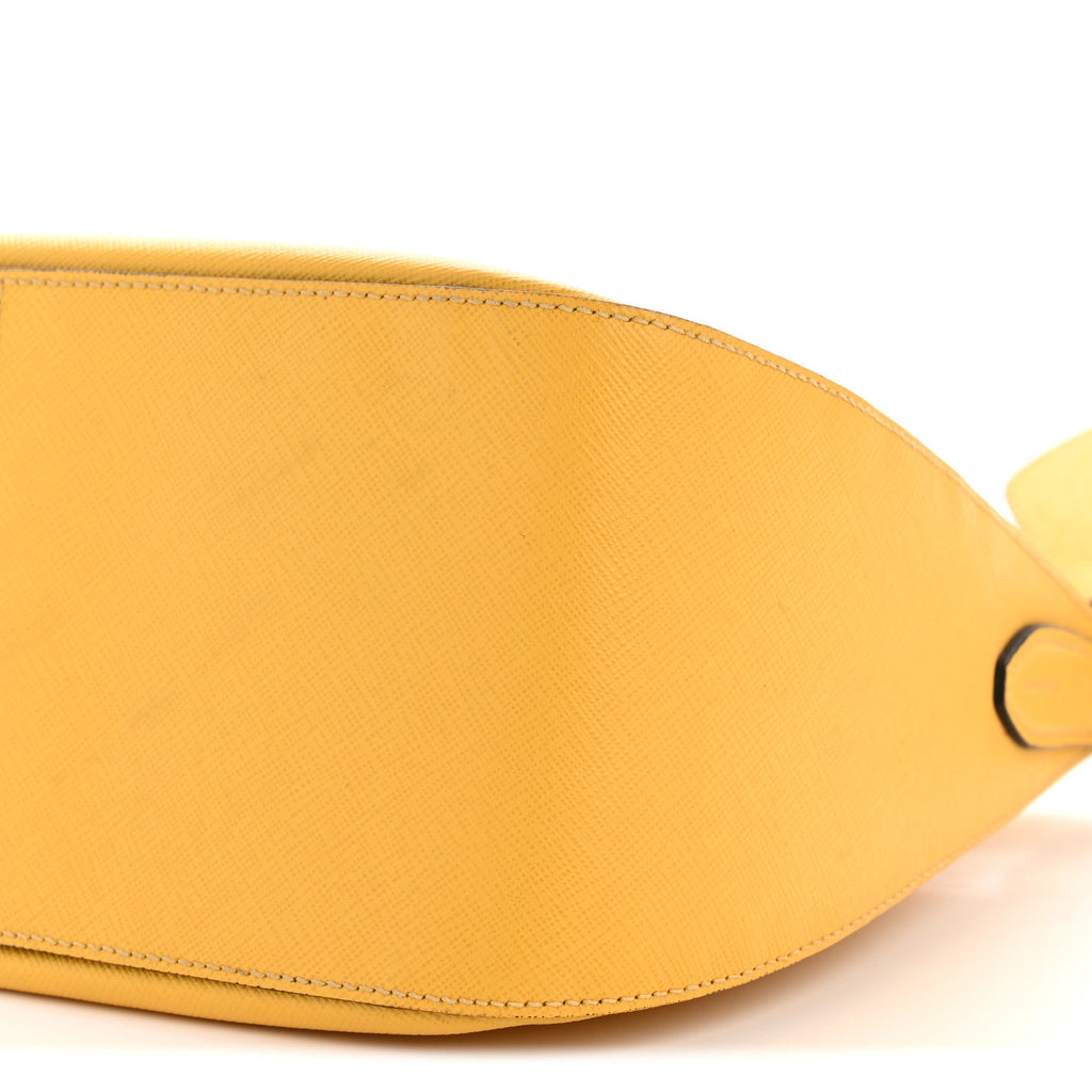 Prada Saffiano Lux Shoulder Bag Soleil
