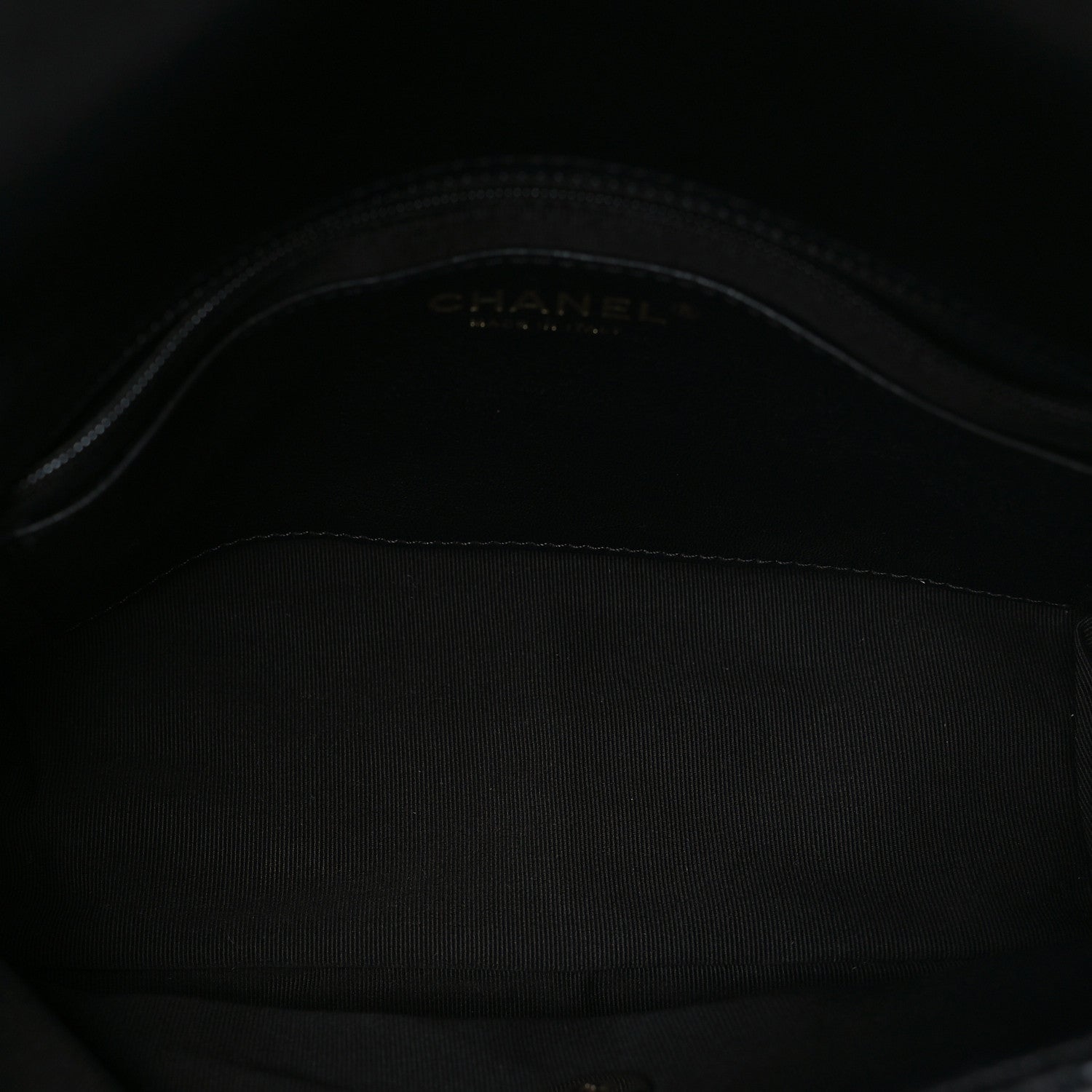 Chanel Lambskin Quilted Enamel CC Chain Frame Flap Black