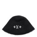 Louis Vuitton Mohair Wool LV Fluffy Hat Black