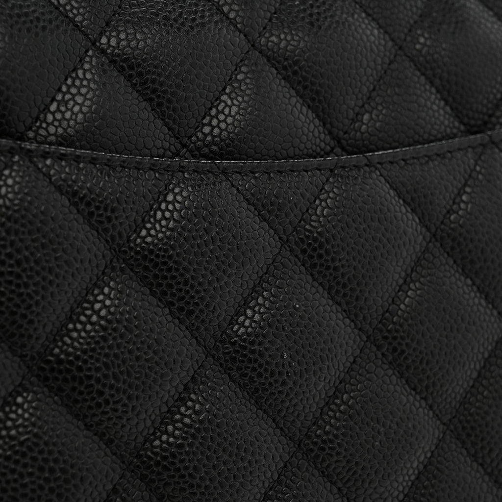 Chanel Caviar Quilted Jumbo Double Flap Black