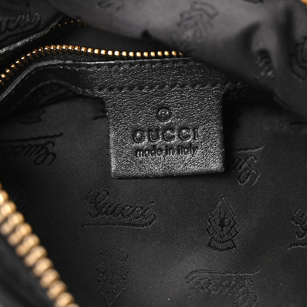 Gucci Calfskin Medium Darwin Convertible Backpack Black