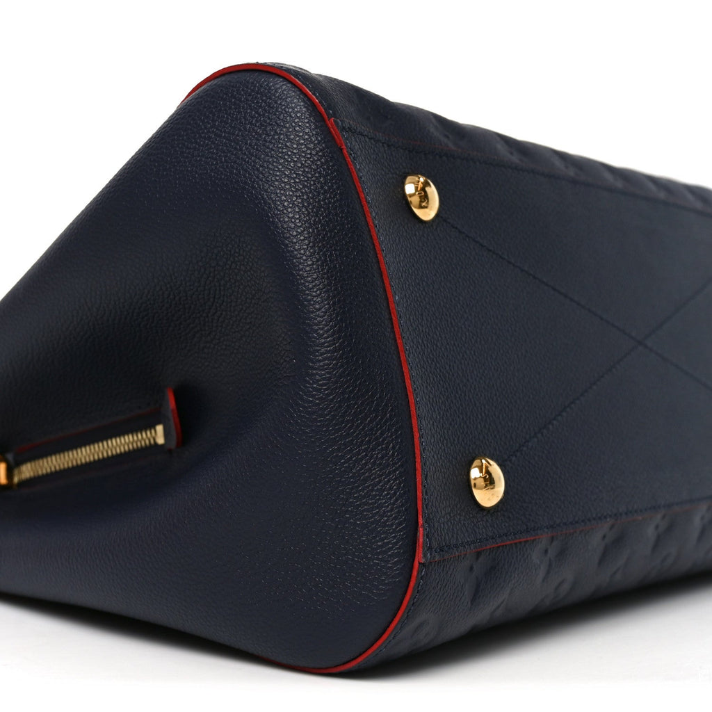 Louis Vuitton Empreinte Montaigne MM Marine Rouge