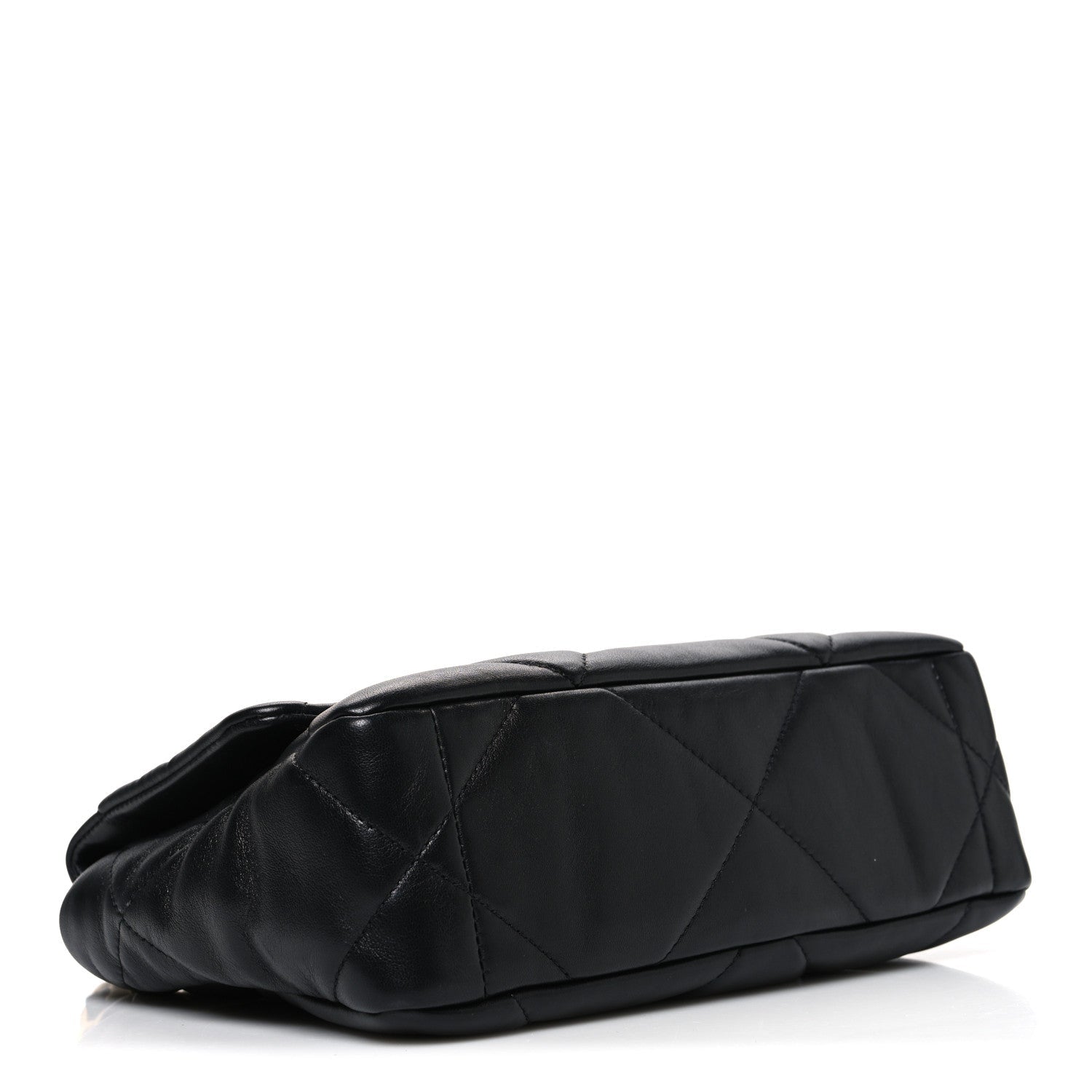 Chanel Lambskin Quilted Medium Chanel 19 Flap Black