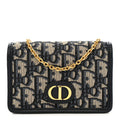 Christian Dior Oblique Nano 30 Montaigne Pouch Blue