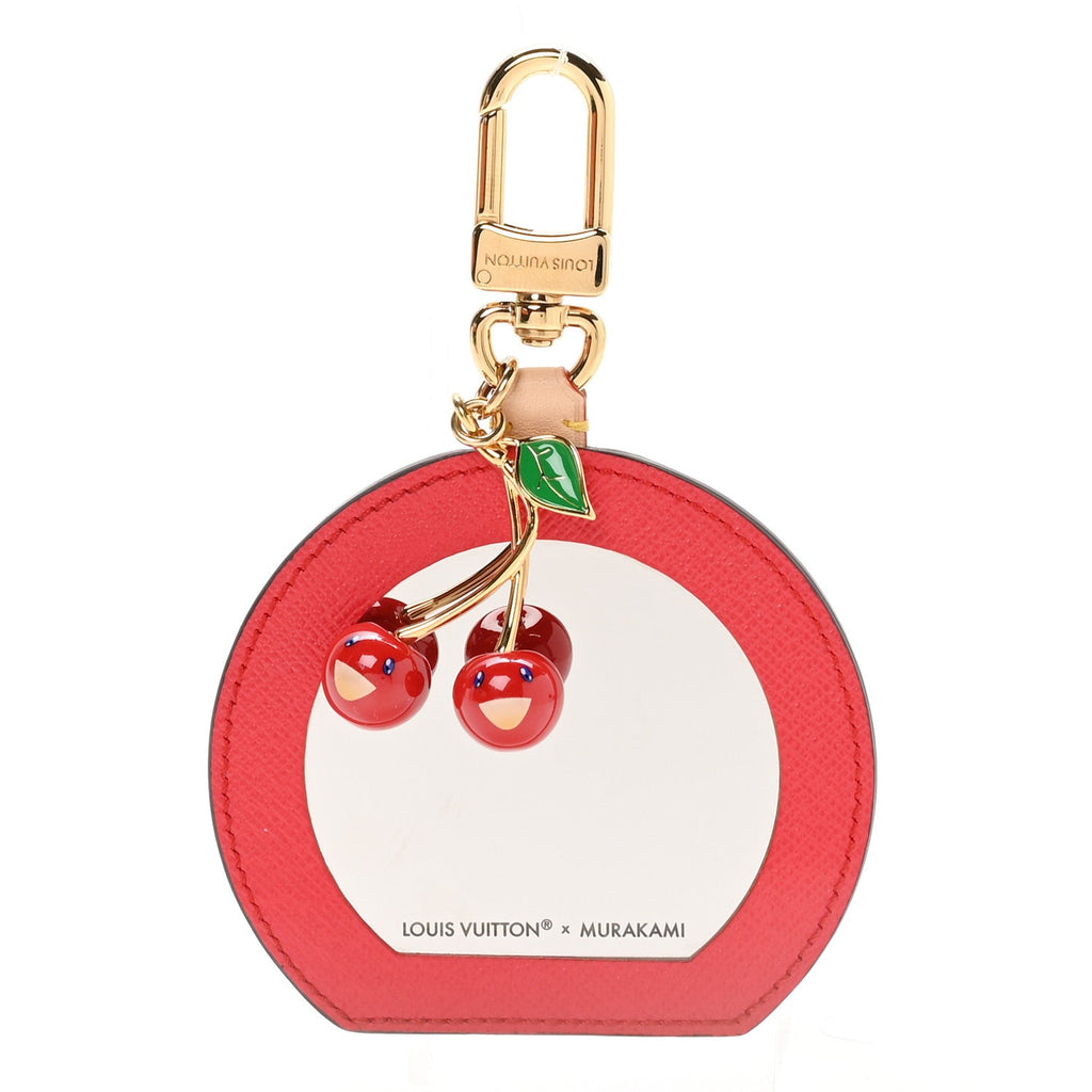 Louis Vuitton LV X TM Monogram Cerises Mini Mirror Bag Charm