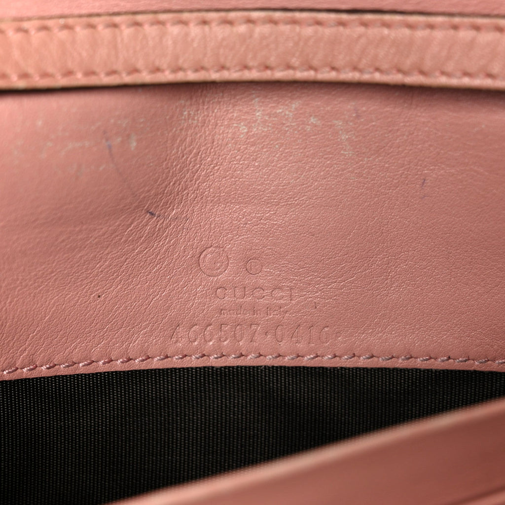 Gucci Microguccissima Crossbody Wallet Brown